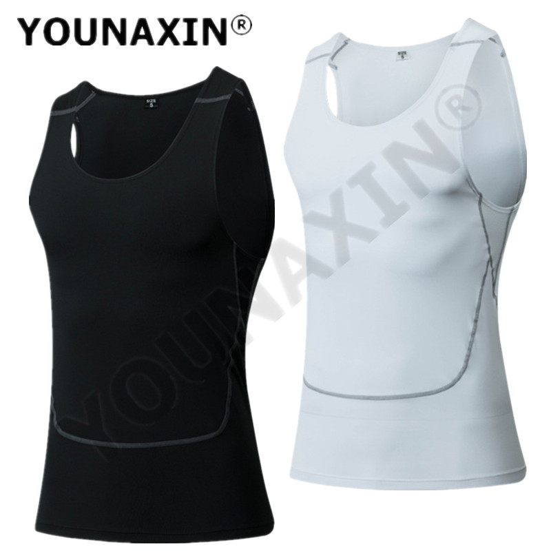 Base Layer Top - Kaus Singlet putih tanpa lengan lapisan