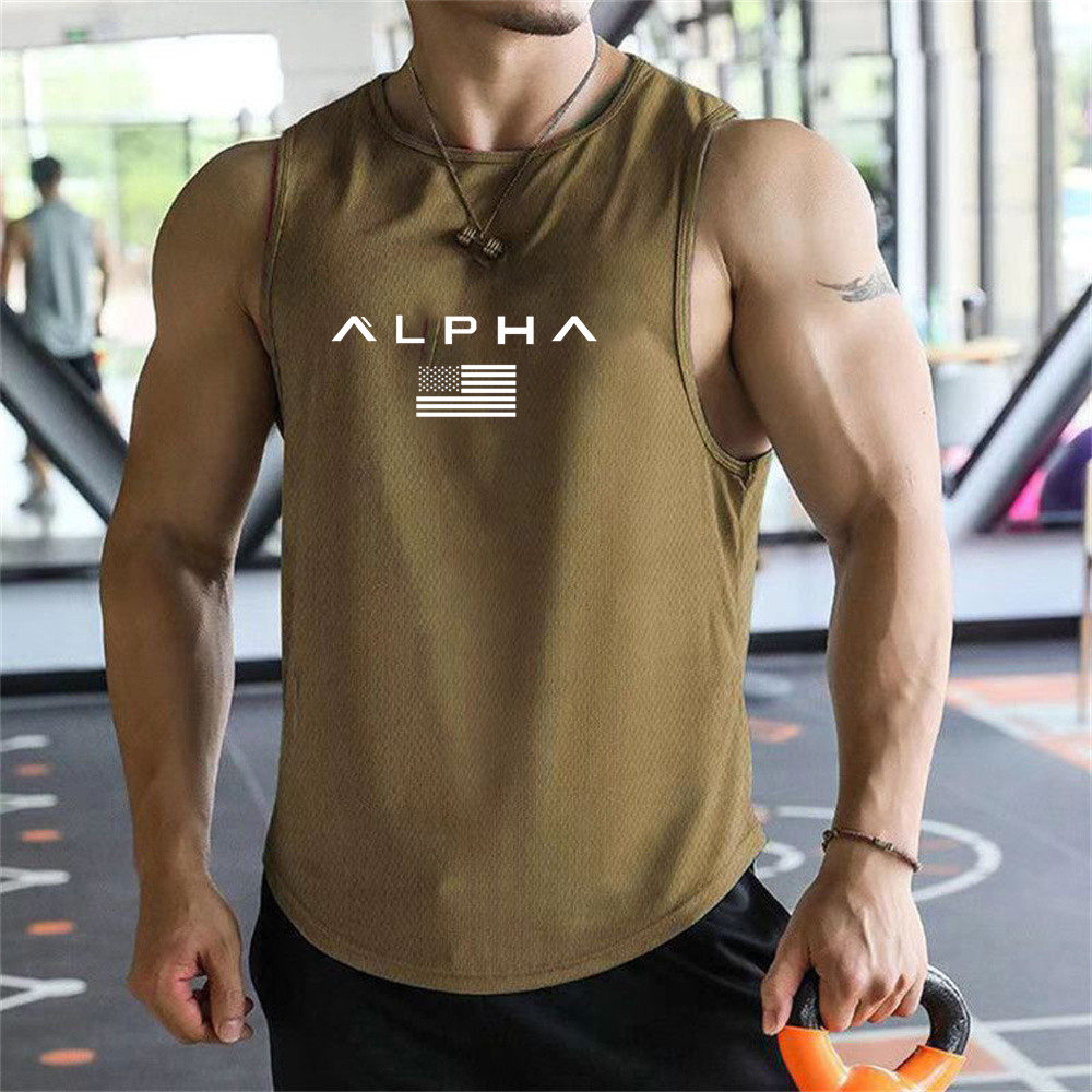 Kaos Vest Fitness Pria Ukuran  - Undershirt Crew Neck ulasan dan harga