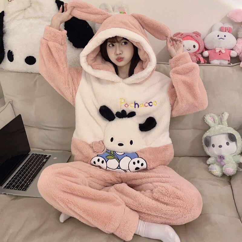 Sanrios Cinnamoroll Coral Velv - Thermal Long John ulasan dan harga