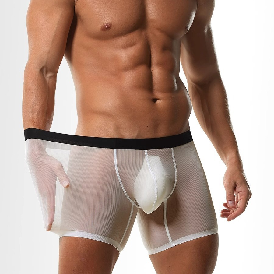 Celana Boxer Panjang Bahan Sut - Long Leg Trunk Men ulasan dan harga