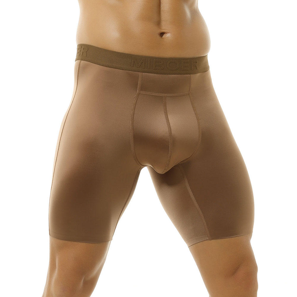 Celana Boxer Pria Bahan Sutra  - Long Leg Trunk Men ulasan dan harga